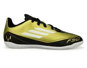 adidas Kids F50 Club Messi IN Gold/Black/White