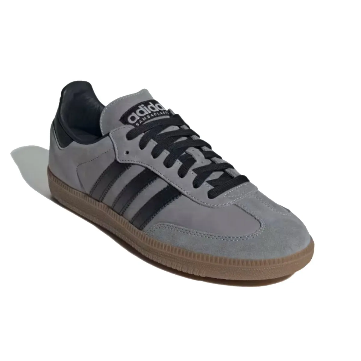 Adidas Men's Samba OG Halo Silver/Core Black/Brown Desert