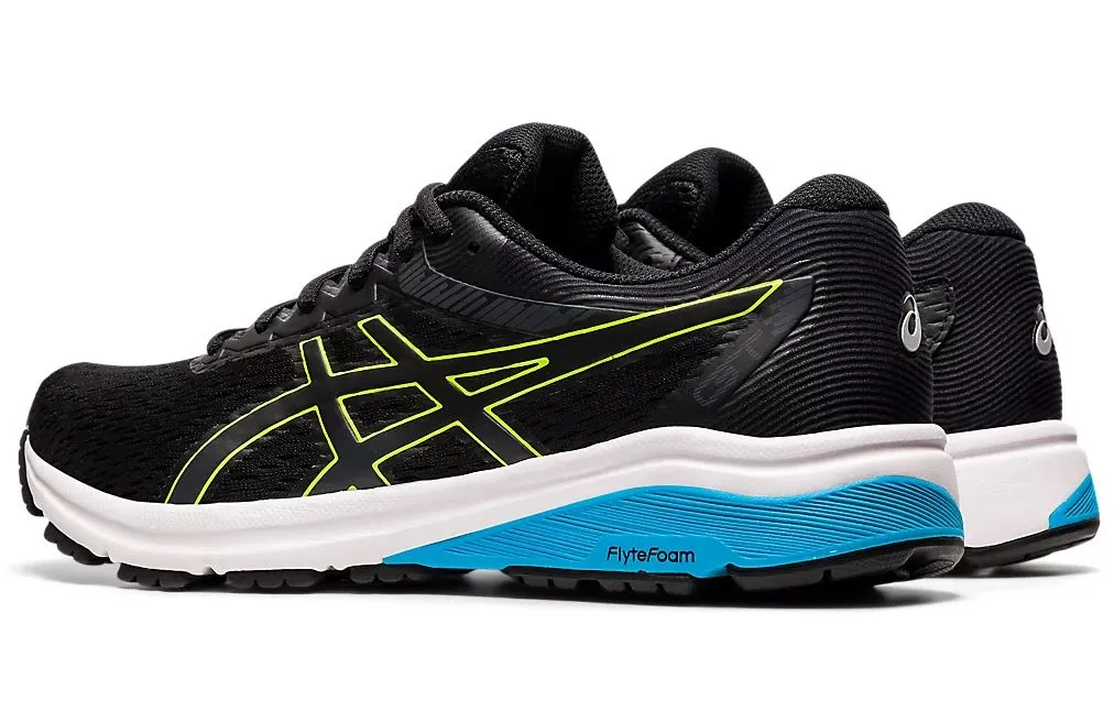 Asics G.T-800 Black & Hazard Green Shoe Black