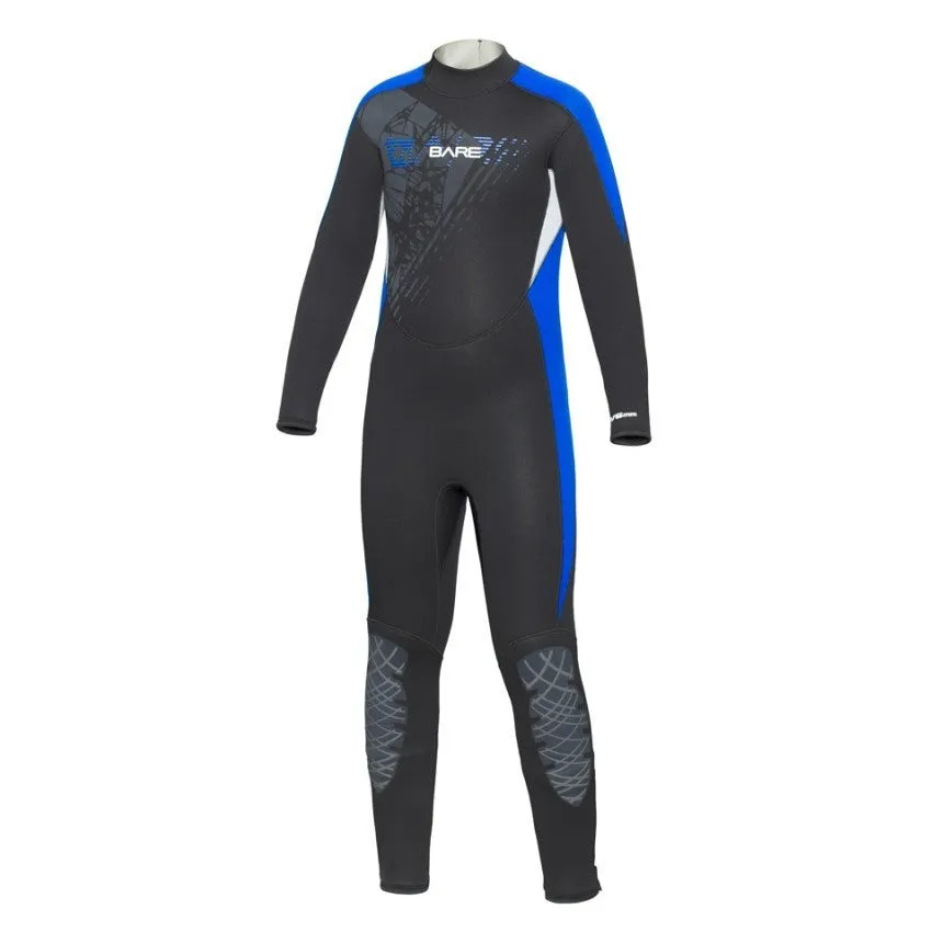 Bare Kids 5/4mm Manta Full Dive Wetsuit