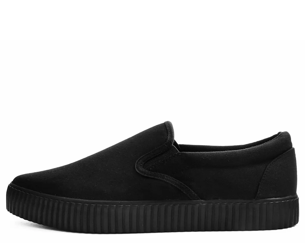 Black Basic Twill Pointed EZC Slip-On