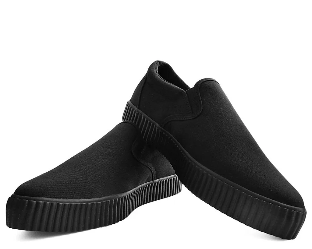 Black Basic Twill Pointed EZC Slip-On