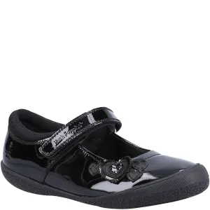 Black Rosanna Infant Patent School Shoes