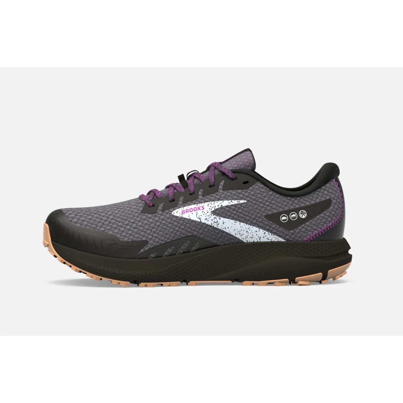 Brooks Divide 4 GTX Light Trail Women's Black/Blackened Pearl/Purple