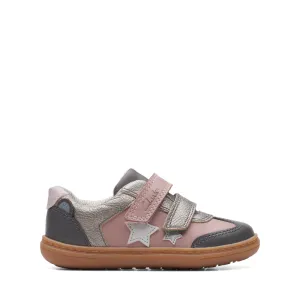 Clarks 26169335 Flash Print T. Pink