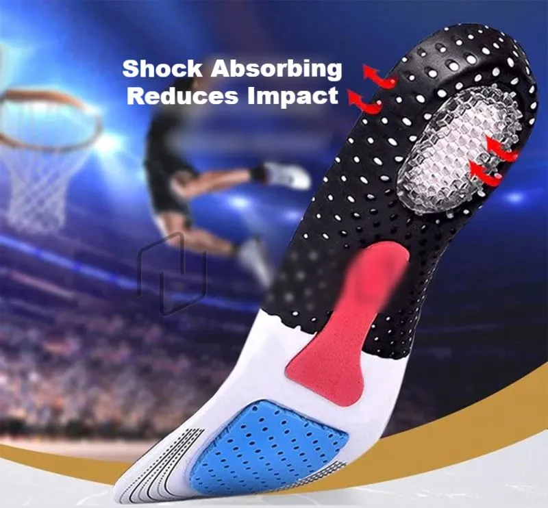 FlexVybe™ Orthotic Shoe Inserts: Sports, Arch Support, Foam Insole, Plantar Fasciitis