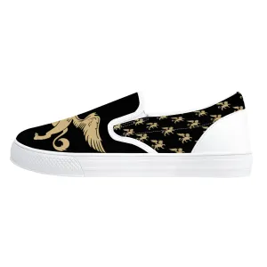 Gold Lion V3 Slip-on Shoes | Low Top Customized | Shoe Zero