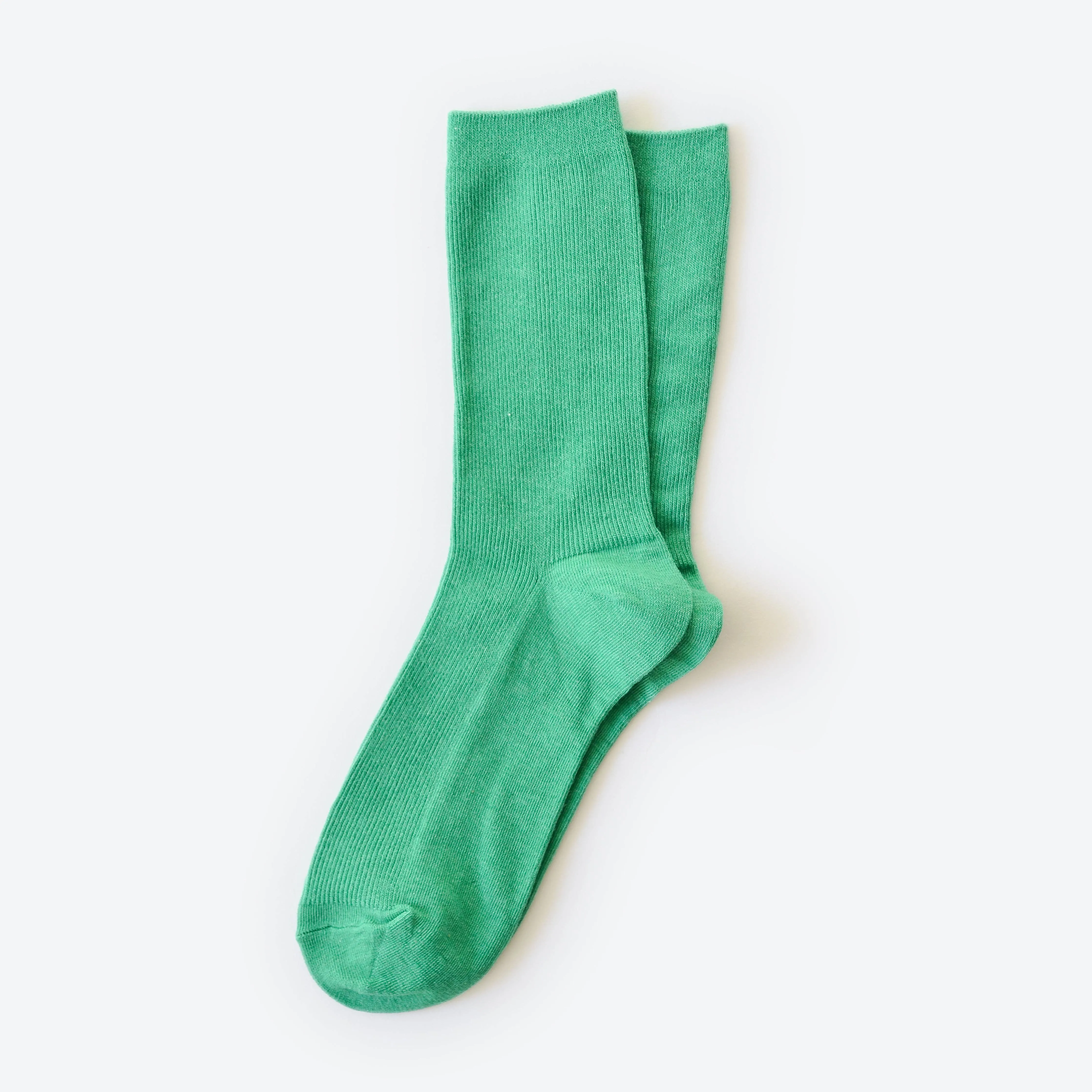 Hooray Sock Co. - Kelly Green (Cotton): Small (Women's 4 - 10)