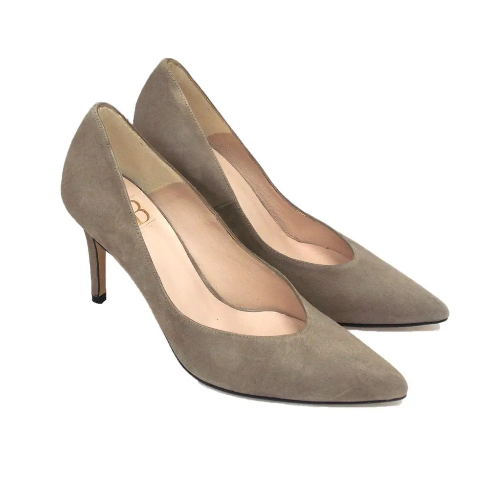 Julietta High Heel Suede Court Shoe