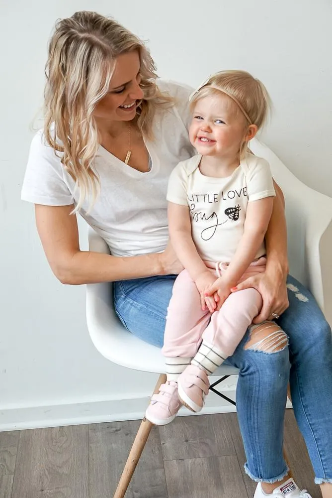 Little Love Bug Casual Pink Low Top