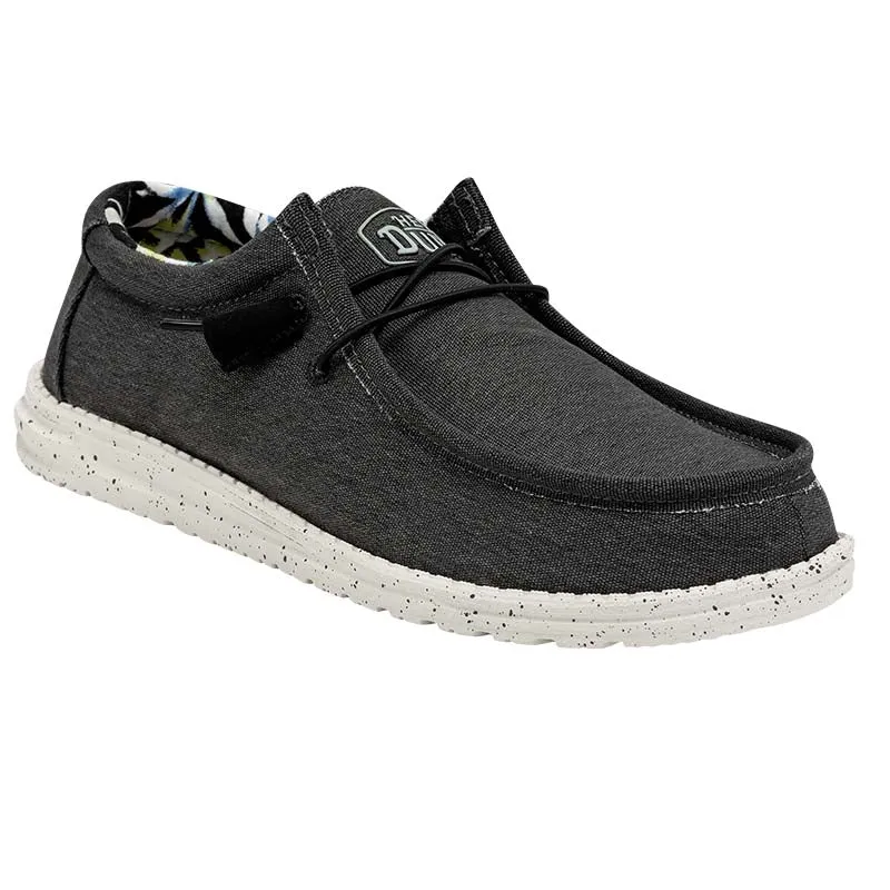 Men's Wally Canvas Stretch in Black