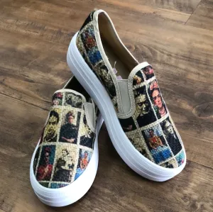 Mexican Frida Slip-on Sneakers