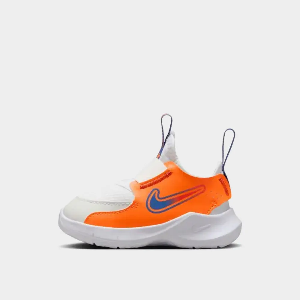 Nike Infants Flex Runner 3 Sneaker White/orange _ 181910 _ White