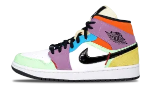 Nike Jordan 1 Mid SE Multi-Color (CW1140-100) Women's Size 9-12 Shoes