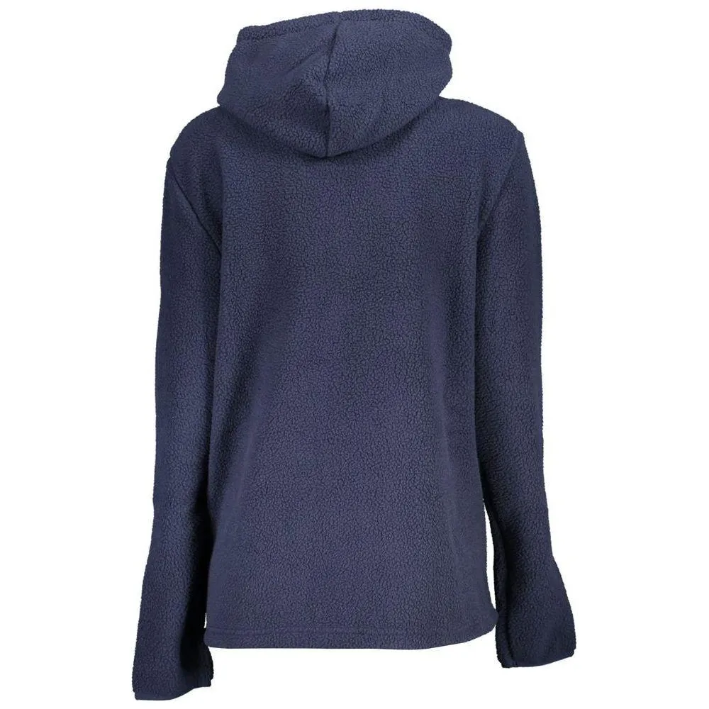 Norway 1963 Chic Blue Hooded Sweatshirt with Unique Pocket