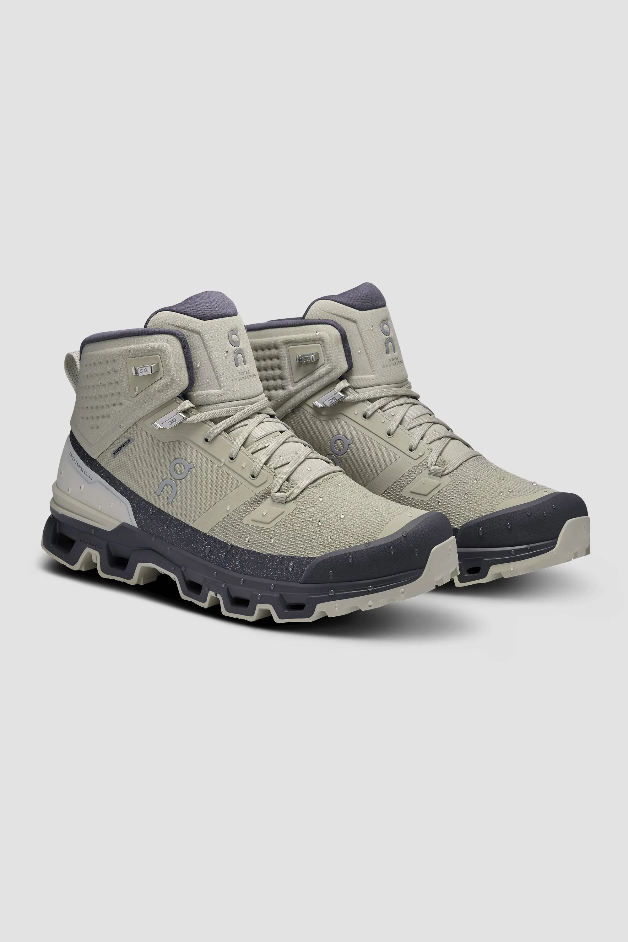 ON | Men's Cloudrock 2 Waterproof in Chalk/Eclipse