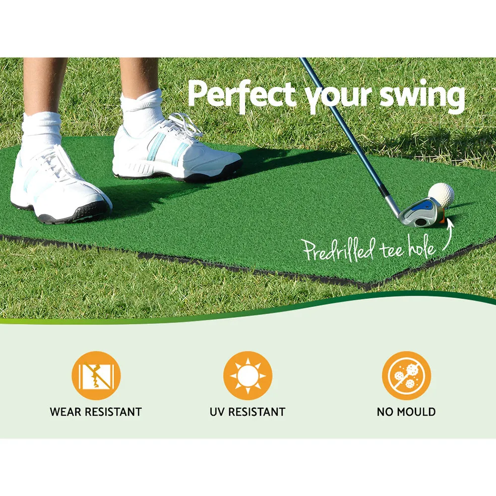 Portable Golf Practice Net & Mat Set, Durable, UV-Resistant - Everfit