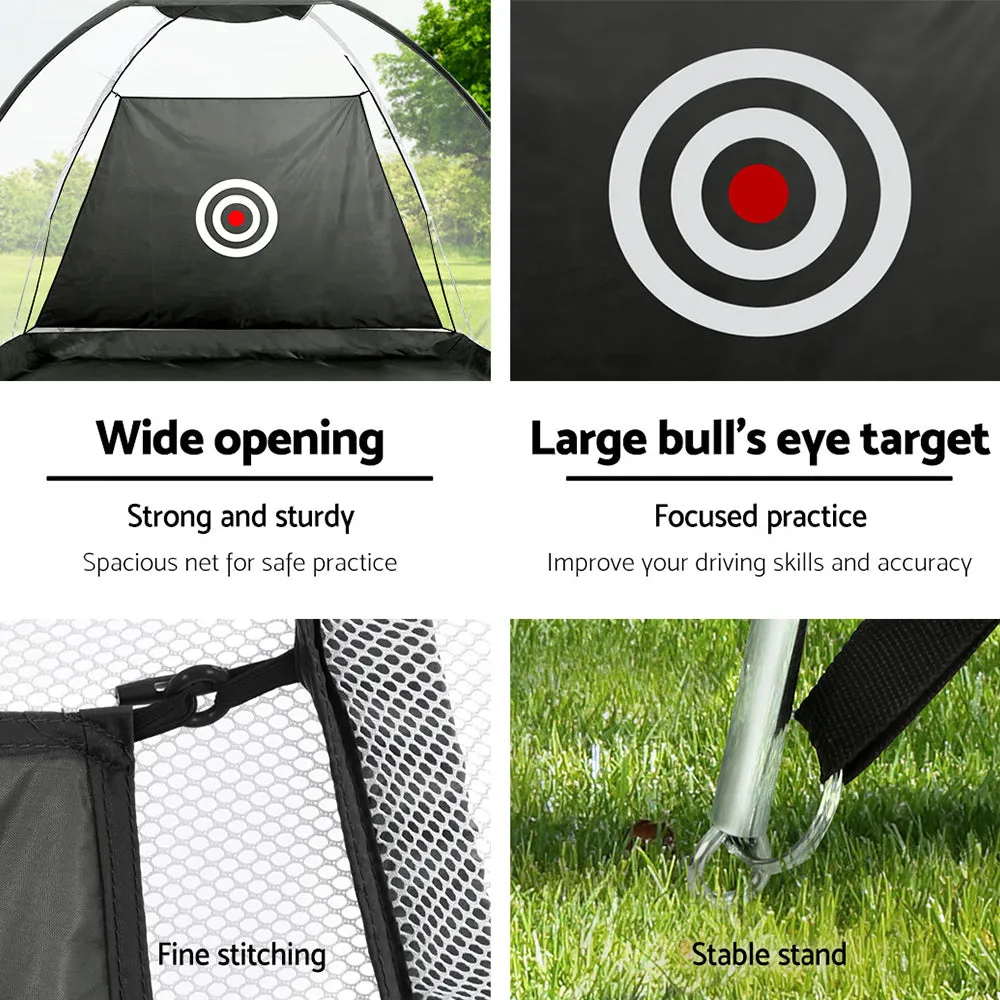 Portable Golf Practice Net & Mat Set, Durable, UV-Resistant - Everfit