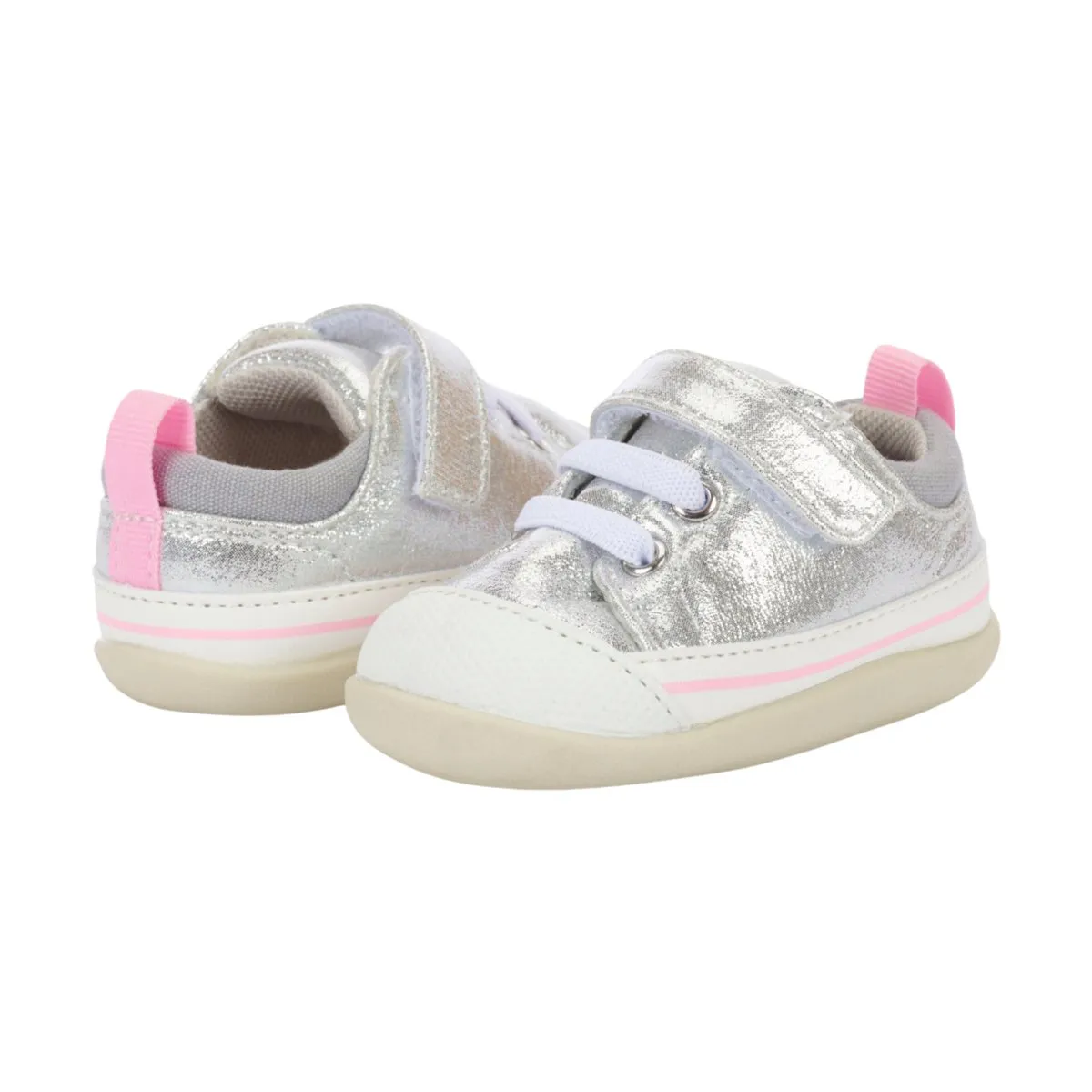 See Kai Run Toddler's (Sizes 3.5-5) Stevie Silver Shimmer