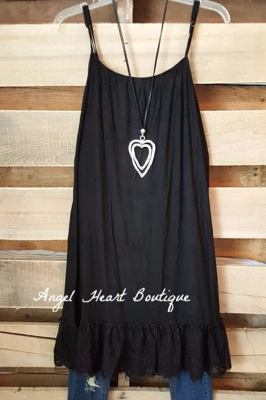 Slip On Dress - Black