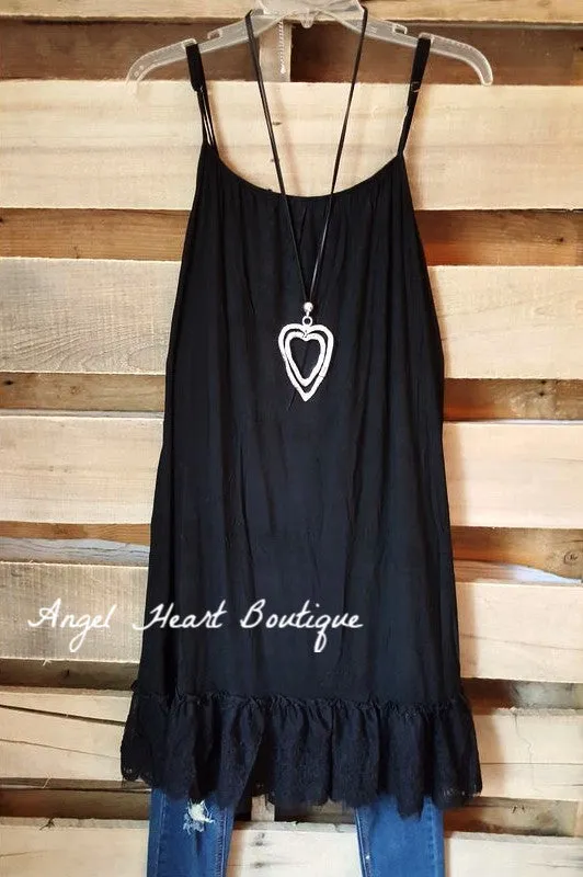 Slip On Dress - Black