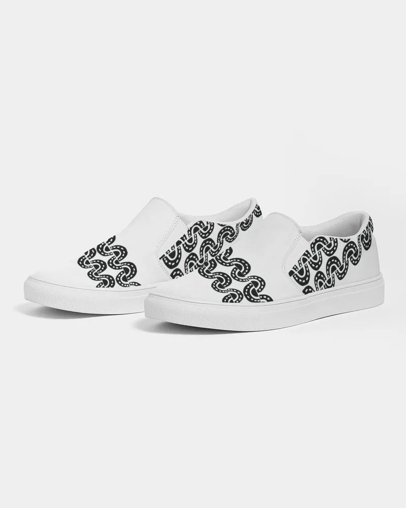 SMF Lace Edge Feminine Slip-On Canvas Shoe