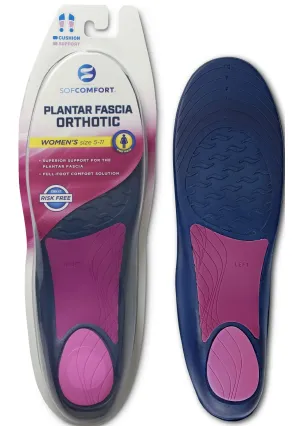 Sof Comfort Womens Full Length Plantar Fascia Insole <BR> 40308