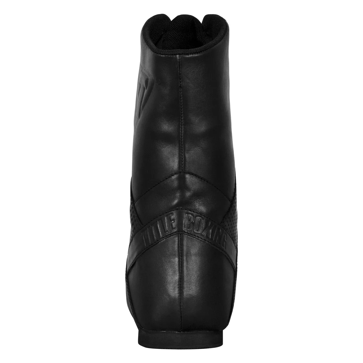 TITLE Boxing High-Top Leather Boxing Shoes