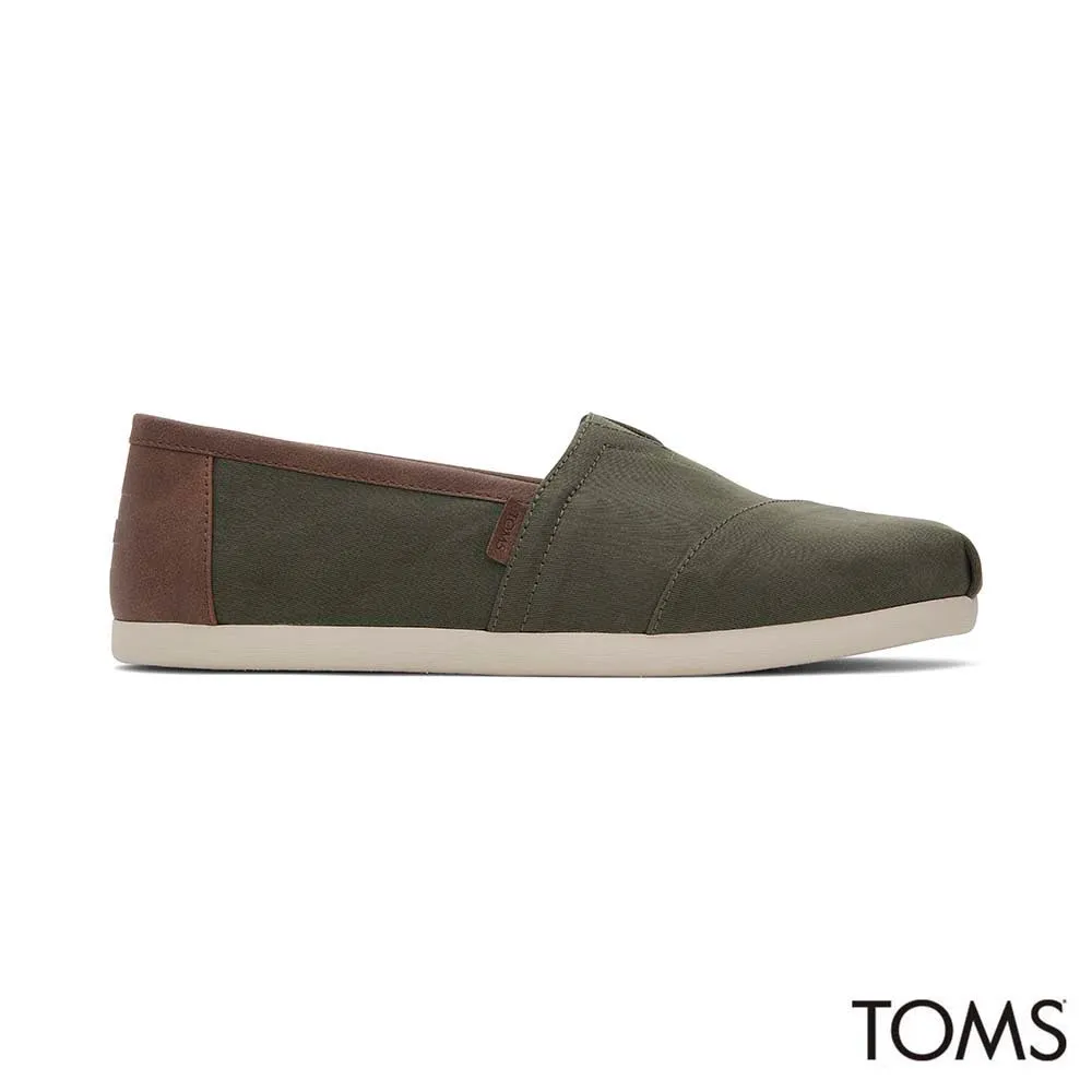 Toms Alpargata Men's Slip On - Synthetic Trim