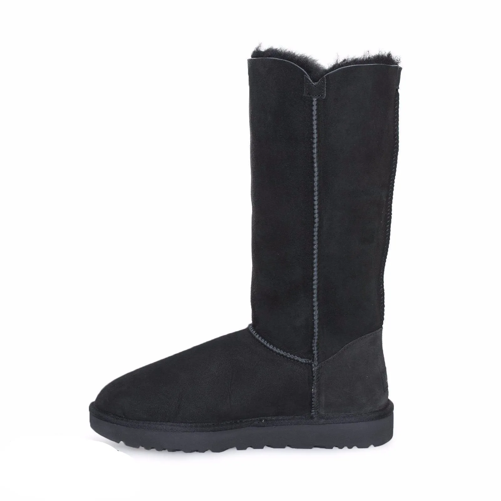 UGG Bailey Button Triplet II Black Boots - Kids