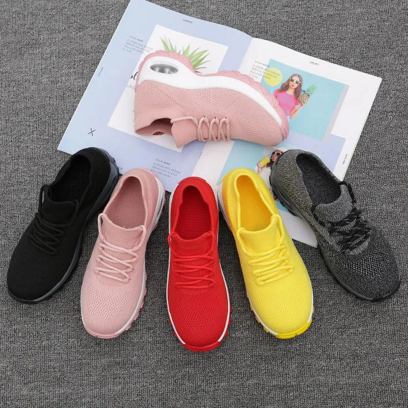 Walk On Cloud Cushioned Platform Sneakers