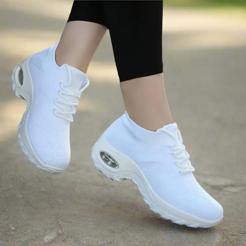 Walk On Cloud Cushioned Platform Sneakers