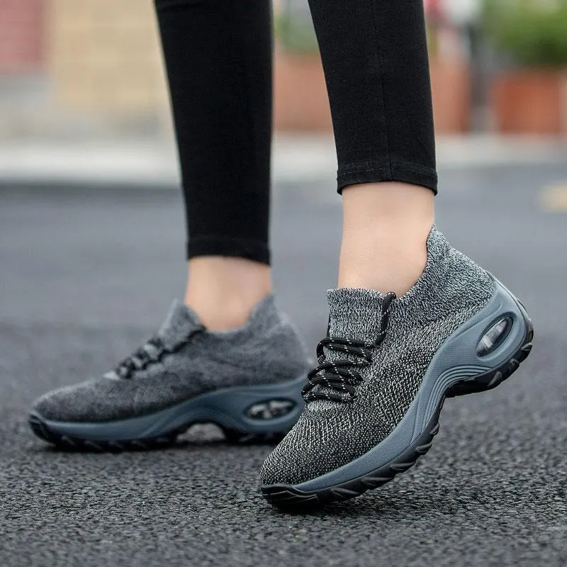 Walk On Cloud Cushioned Platform Sneakers